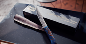 PINECONE SacredBlade | Fishing Fillet Knife | Damascus Steel & Natural Pinecone