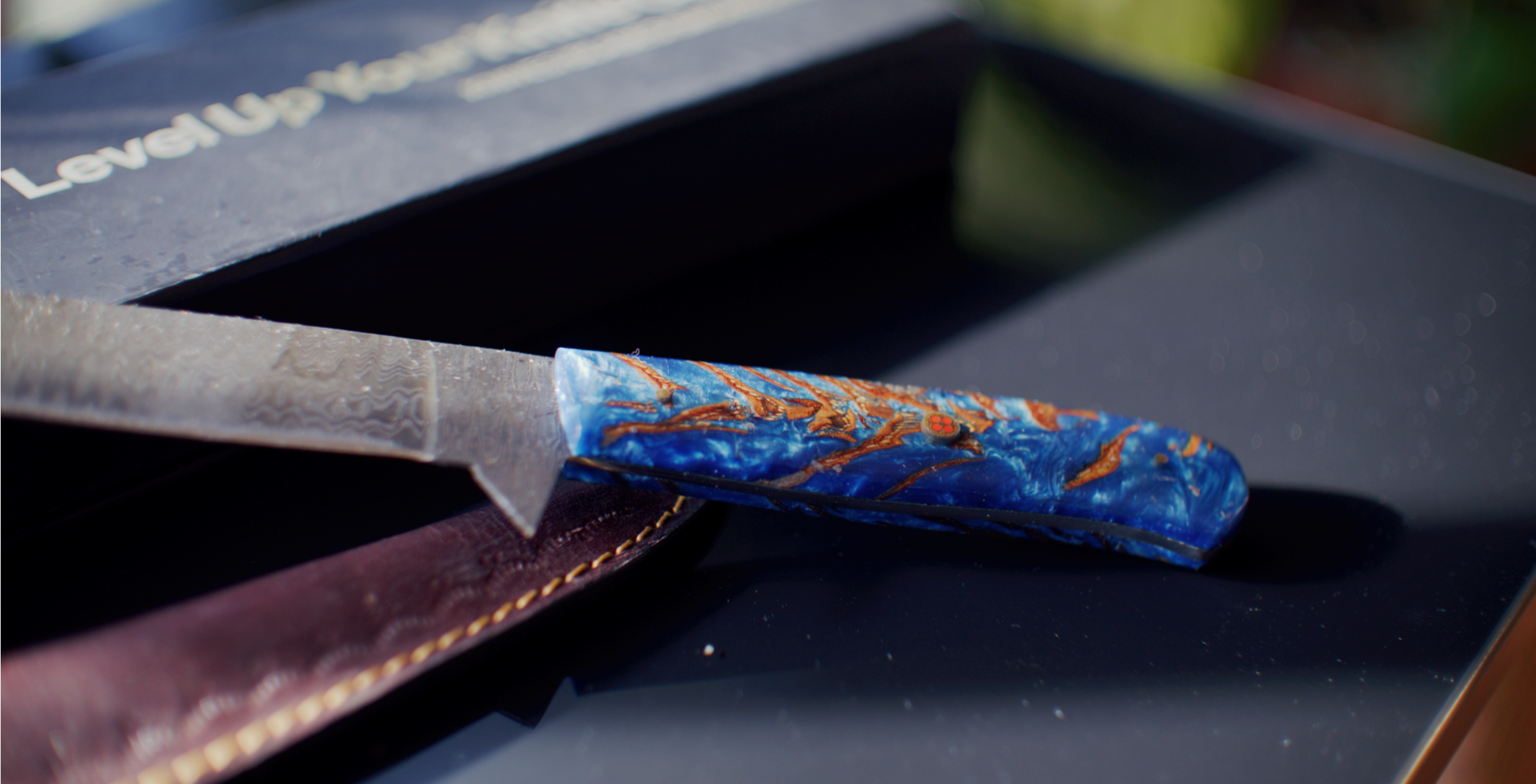 🌲Pinecone Kitchen Chef Set Hand-Forged From Damascus Steel by SacredBlade