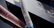 🌲🌲🌲Pinecones Single-Chef Knife Hand-Forged From Damascus Steel By SACRED BLADES