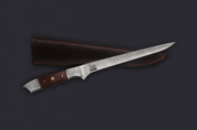 Rosewood Steel SacredBlade | Damascus Steel & Rosewood | For Fishing & Filleting