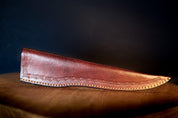 BLUE PAKKAWOOD SacredBlade | Fishing Fillet Knife | Damascus Steel & Pakkawood