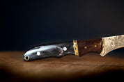 BUFFALO WILD SacredBlade | Fishing Fillet Knife | Damascus Steel & Buffalo Horn